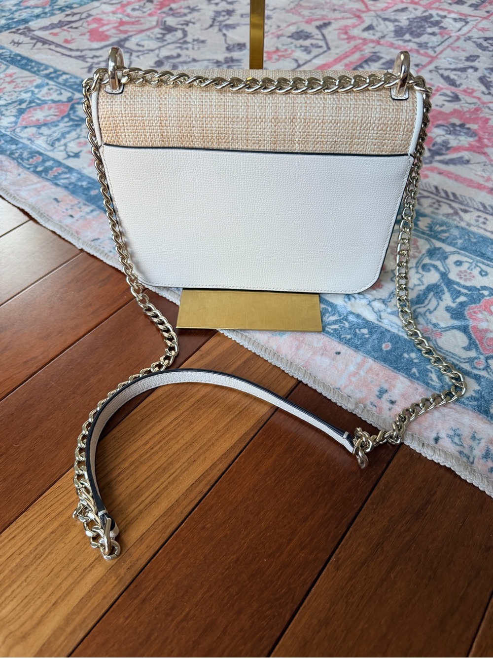Kate Spade Remi Pineapple Flap Chain Crossbody in the color parchment multi NWOT - Picture 3 of 12